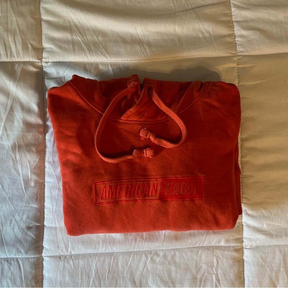 American Eagle Orange Hoodie